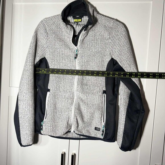 Trespass Women Zipper Sweater Jacket pockets Light Gray MEDIUM - Picture 5 of 7